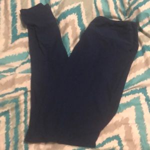 Navy blue one size lularoe leggings
